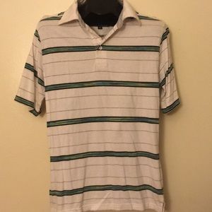 Ocean Current collar shirt with stripes